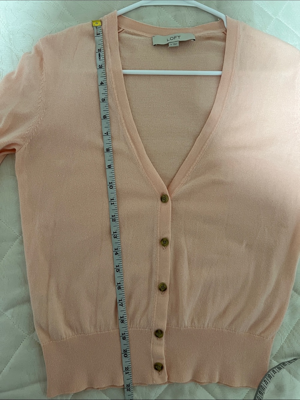Ann Taylor LOFT Pastel Lightweight cardigan sweater - Picture 6 of 11
